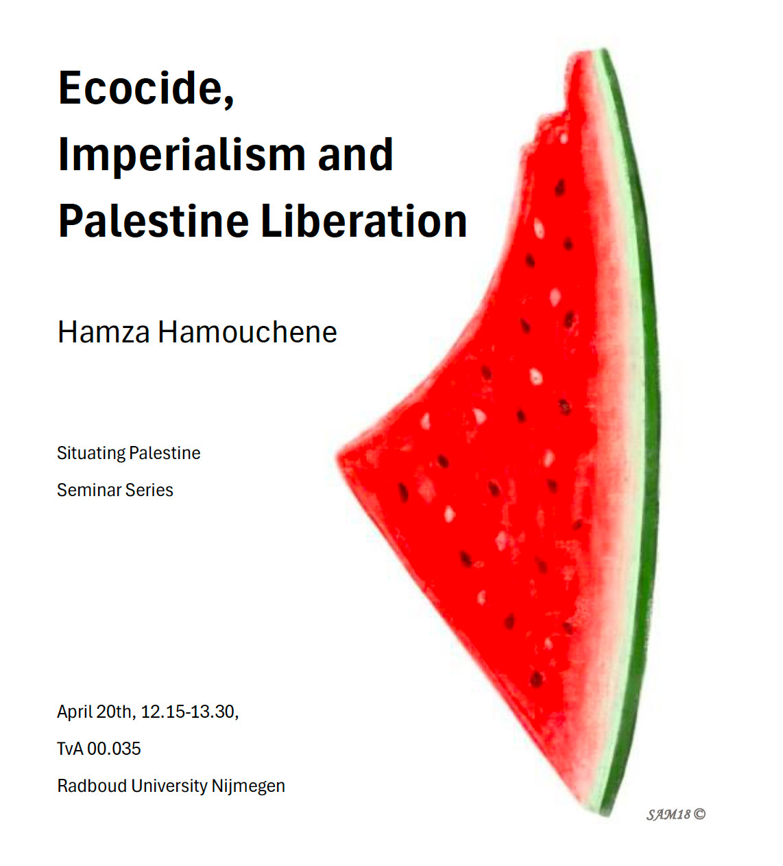 Ecocide, Imperialism and Palestine Liberation